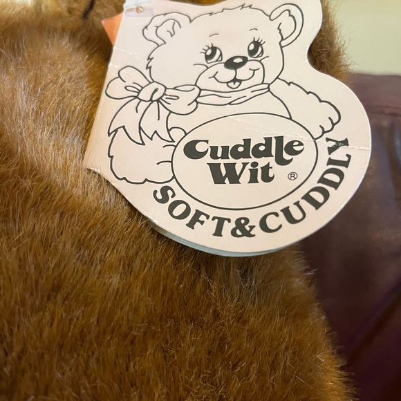NWT Vintage 28” Cuddle Wit Teddy Bear Plush Stuffed Animal - Picture 5 of 7